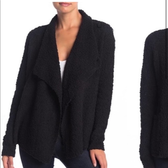 bobeau Sweaters - Bobeau Black popcorn knit cardigan